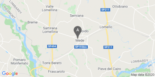 mappa Via Enrico Mattei, 3 - Mede (PV)  auto lungo termine a Alessandria