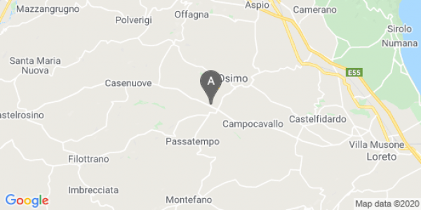 mappa Via Linguetta, 10/E - Osimo (AN)  auto lungo termine a Ancona