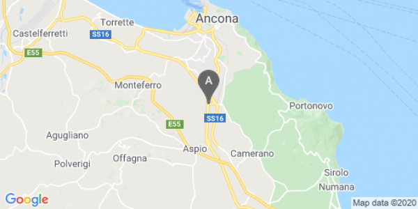 mappa Via Luigi Albertini, 32 - Ancona (AN)  auto lungo termine a Ancona