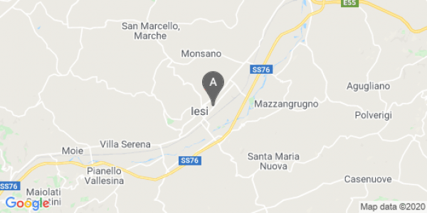 mappa Viale Don Giovanni Minzoni, 24/Ter - Jesi (AN)  auto lungo termine a Ancona