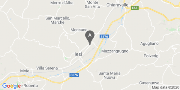 mappa Via Giacomo Brodolini, 33 - Jesi (AN)  auto lungo termine a Ancona