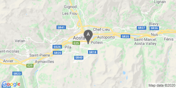 mappa Frazione Plan Felinaz, 37 - Charvensod (AO)  auto lungo termine a Aosta