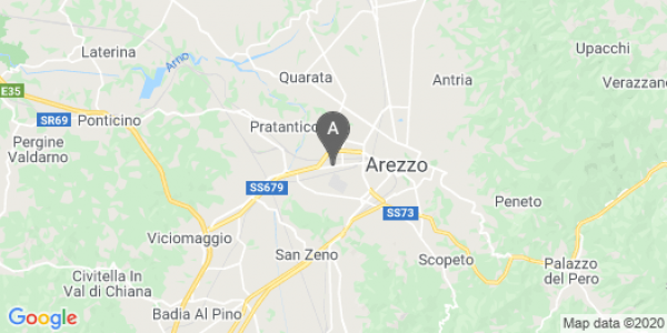 mappa Via Piero Calamandrei, 24 - Arezzo (AR)  auto lungo termine a Arezzo