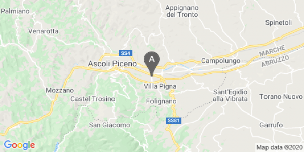 mappa Via Dell' Aspo, 1 - Ascoli Piceno (AP)  auto lungo termine a Ascoli Piceno