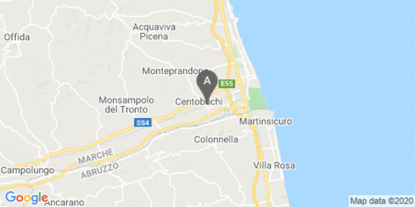 mappa Via Della Barca, 24 - Monteprandone (AP)  auto lungo termine a Ascoli Piceno