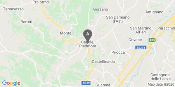 mappa Via San Martino, 12 - Canale (CN)  auto lungo termine a Asti