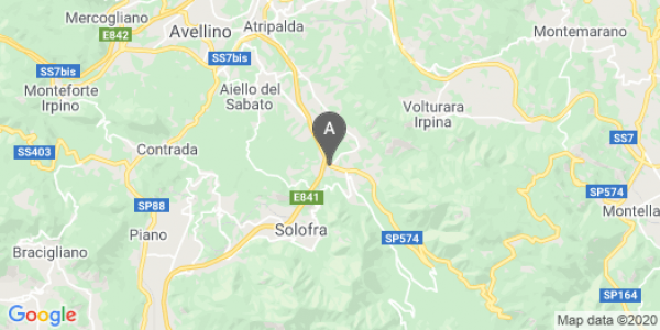 mappa Via Terminio, 2 - Serino (AV)  auto lungo termine a Avellino