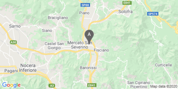 mappa Via Cervito, 36 - Fisciano (SA)  auto lungo termine a Avellino