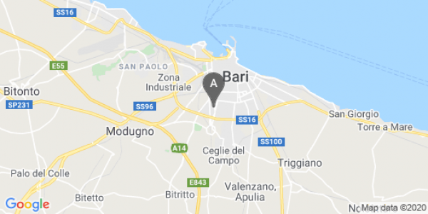 mappa Via Edmondo Caccuri, 7 - Bari (BA)  auto lungo termine a Bari