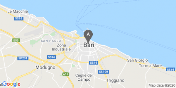 mappa Piazza Aldo Moro - Bari (BA)  auto lungo termine a Bari