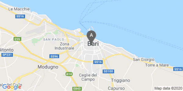 mappa Via Ricchioni Luigi, 25 - Bari (BA)  auto lungo termine a Bari