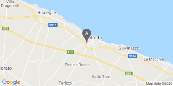 mappa Via Pio La Torre, 1 - Molfetta (BA)  auto lungo termine a Bari