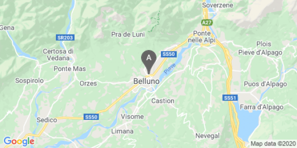 mappa 94/A, Via Pellegrini Francesco - Belluno (BL)  bici  a Belluno