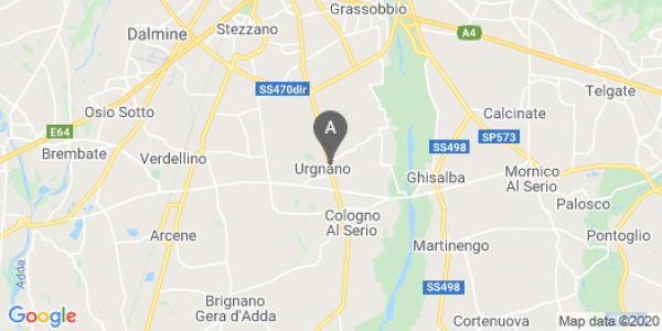 mappa Via Provinciale, 1913 - Urgnano (BG)  auto lungo termine a Bergamo