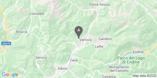 mappa Via Netura, 10 - Vertova (BG)  auto lungo termine a Bergamo