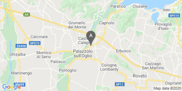 mappa Via S. Pancrazio, 89 - Palazzolo Sull'Oglio (BS)  auto lungo termine a Bergamo