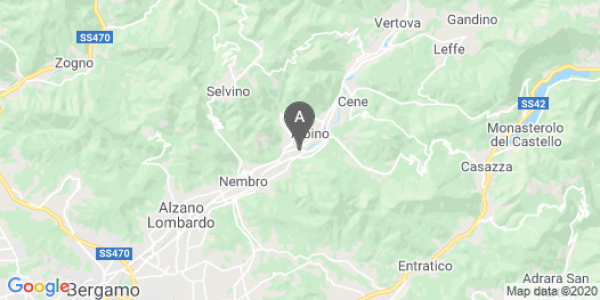 mappa Via Guglielmo Marconi, 3 - Albino (BG)  auto lungo termine a Bergamo