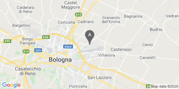 mappa Via Del Commercio Associato, 9 - Bologna (BO)  auto lungo termine a Bologna