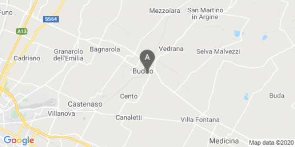 mappa Via Martiri Antifascisti, 50 - Budrio (BO)  auto lungo termine a Bologna