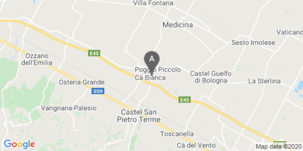 mappa Via Maestri Del Lavoro, 180 - Castel San Pietro Terme (BO)  auto lungo termine a Bologna