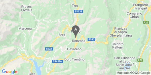 mappa Via Guglielmo Marconi, 8 - Sarnonico (TN)  auto lungo termine a Bolzano