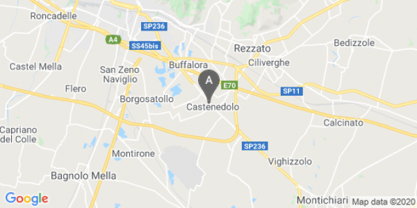 mappa Via G. Mameli, 2 - Castenedolo (BS)  auto lungo termine a Brescia