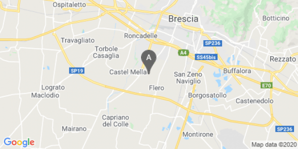 mappa Via Oriana Fallaci, 36 - Flero (BS)  auto lungo termine a Brescia