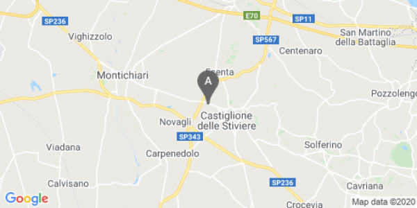 mappa Via Camillo Benso Conte Di Cavour, 97/M - Castiglione Delle Stiviere (MN)  auto lungo termine a Brescia