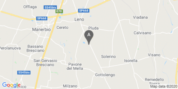 mappa Via Croce Benedetto, 38/A - Leno (BS)  auto lungo termine a Brescia