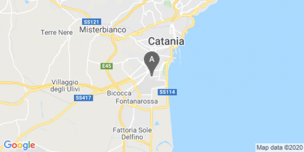 mappa Via Fontanarossa - Catania (CT)  auto lungo termine a Catania