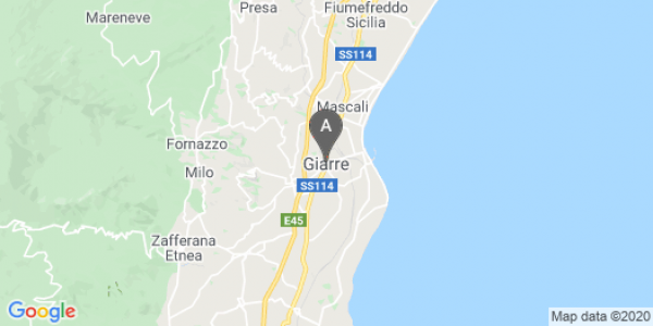 mappa Via Callipoli - Giarre (CT)  auto lungo termine a Catania