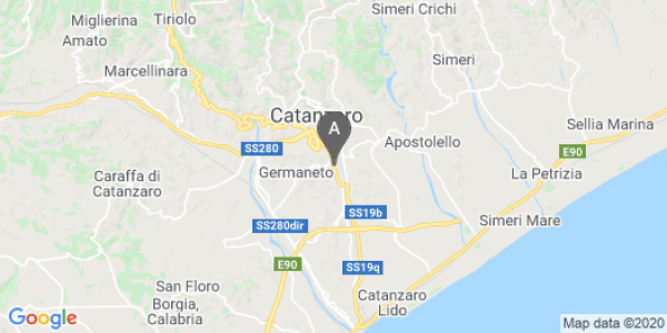 mappa Viale Lucrezia Della Valle, 102 - Catanzaro (CZ)  auto lungo termine a Catanzaro