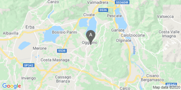 mappa Via Minzoni, 4 - Oggiono (LC)  auto lungo termine a Como