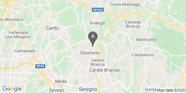mappa Via Viganò, 105 - Giussano (MB)  auto lungo termine a Como