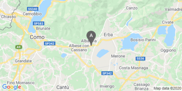 mappa Via Bassi Angelo, 5 - Albavilla (CO)  auto lungo termine a Como