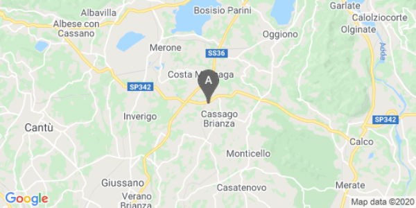 mappa Via Massimo D'Antona, 2/4 - Bulciago (LC)  auto lungo termine a Como