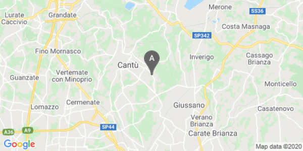 mappa Via Monte Baldo, 31 - Cantu' (CO)  auto lungo termine a Como