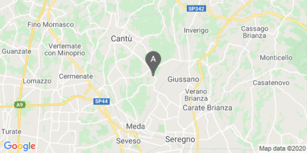 mappa Via Giovanni Amendola, 33 - Mariano Comense (CO)  auto lungo termine a Como