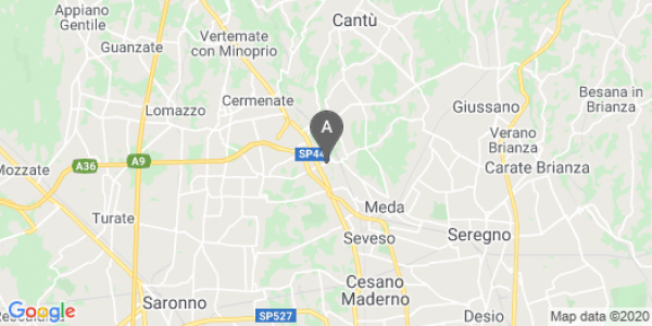 mappa Via Milano, 3 - Lentate Sul Seveso (MB)  auto lungo termine a Como