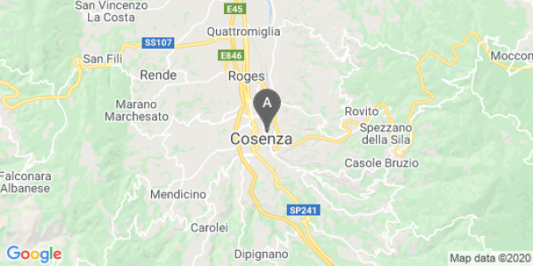 mappa Via Popilia, 66 - Cosenza (CS)  auto lungo termine a Cosenza