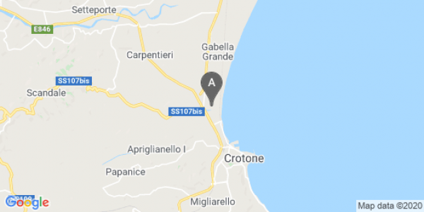 mappa Via Enrico Mattei - Crotone (KR)  auto lungo termine a Crotone