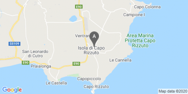 mappa Via Capo Delle Colonne - Isola Di Capo Rizzuto (KR)  auto lungo termine a Crotone