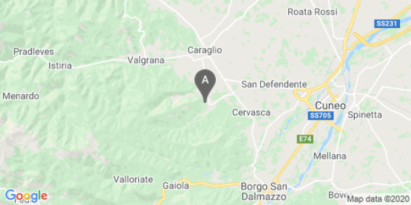 mappa Via Vigne, 18 - Bernezzo (CN)  auto lungo termine a Cuneo