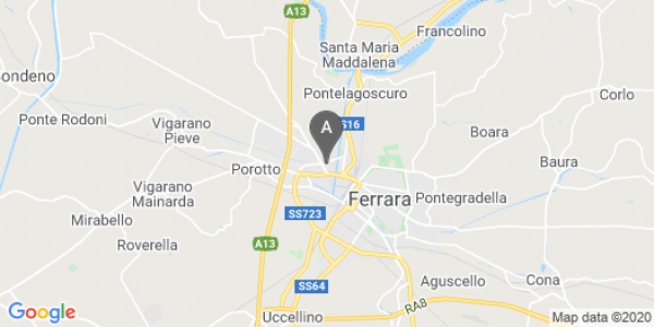 mappa Via Enzo Michelini, 35 - Ferrara (FE)  auto lungo termine a Ferrara