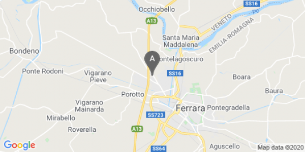 mappa Via Silvan, 4 - Ferrara (FE)  auto lungo termine a Ferrara