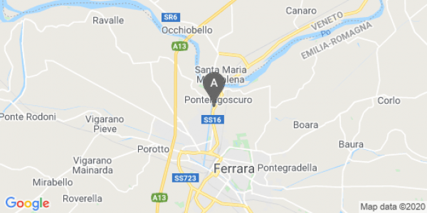 mappa Via Padova, 197 - Ferrara (FE)  auto lungo termine a Ferrara