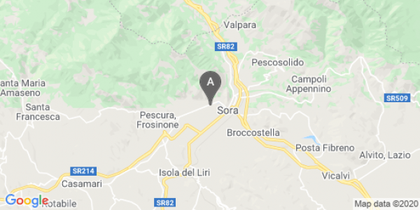 mappa Via Pietra Santa Maria, 48 - Sora (FR)  auto lungo termine a Frosinone