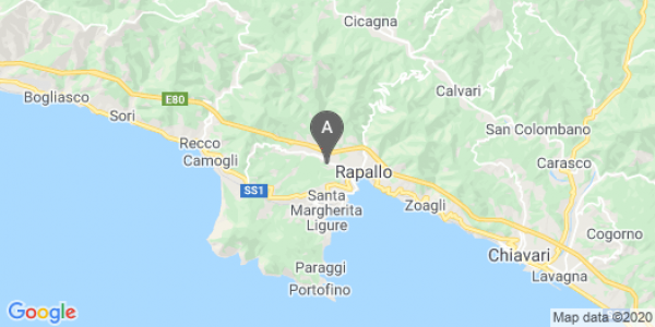 mappa Via Sant'Anna, 5 - Rapallo (GE)  auto lungo termine a Genova