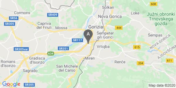mappa Padiglione A, Autoporto (Autoporto Di Gorizia Padiglione A Porta 19) - Gorizia (GO)  auto lungo termine a Gorizia