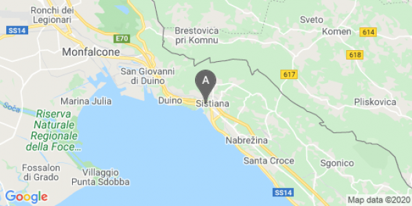 mappa Località Sistiana, 54/D - Duino Aurisina (TS)  bici  a Gorizia